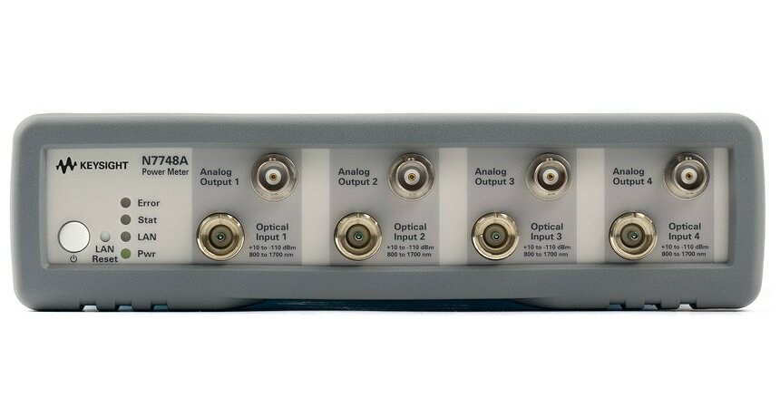 Высокочувствительный многопортовый измеритель оптической мощности N7748A